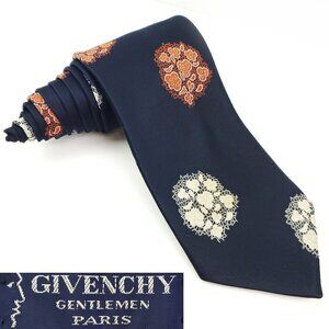 Givenchy Vintage Neck Tie Gentlemen Paris Embroidered 56" Carson Pirie Scott